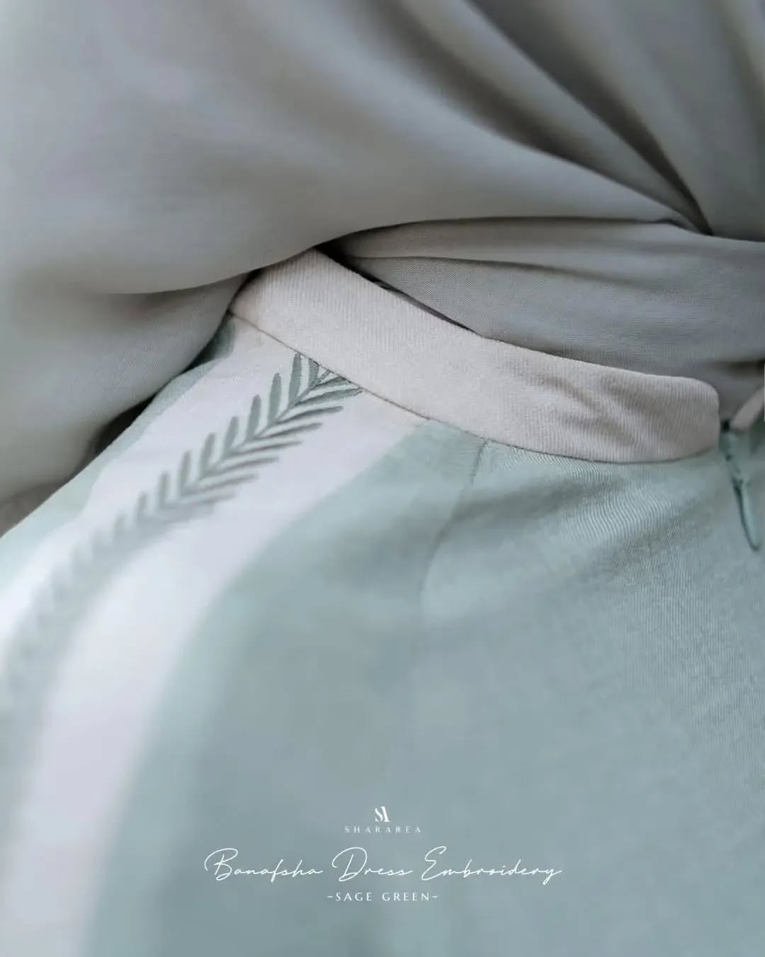 Banafsha Dress Embroidery - Image 3