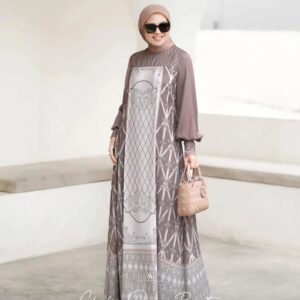 Chafia Dress Print