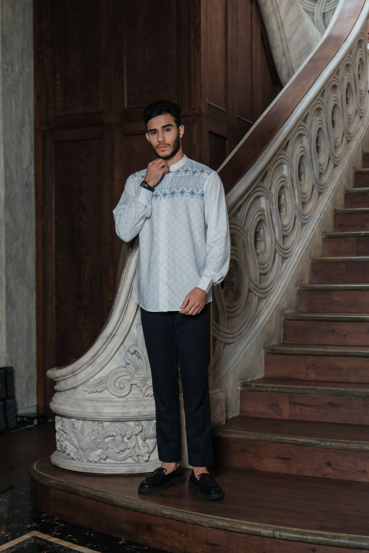 Aleeza Family Set - White Blue - Image 2