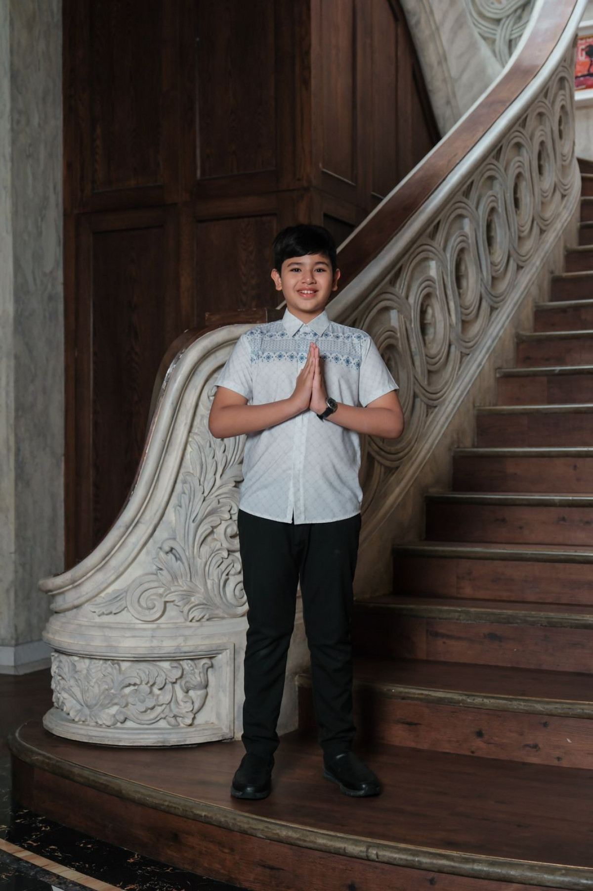 Aleeza Family Set - White Blue - Image 4