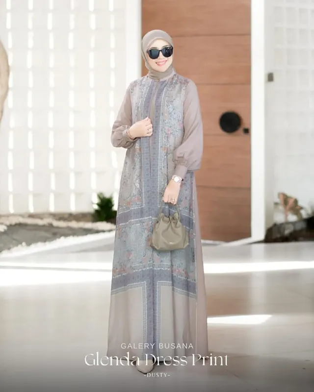 Glenda Dress Print